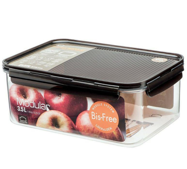Hộp bảo quản LOCK&LOCK Bisfree Modular màu đen 3.5L - LBF407