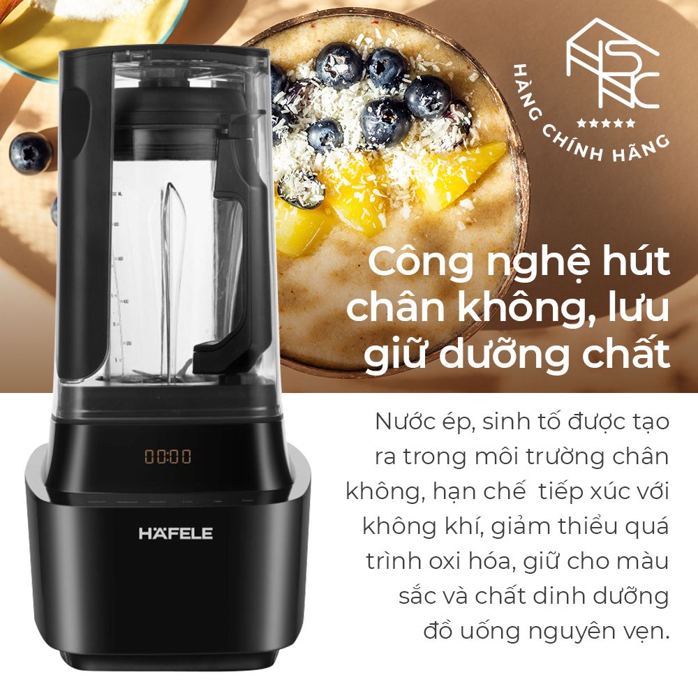 Máy xay sinh tố đa năng chân không Hafele BR230-19E00