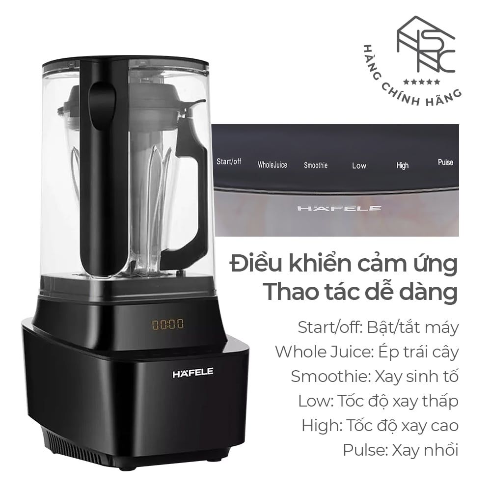 Máy xay sinh tố đa năng chân không Hafele BR230-19E00