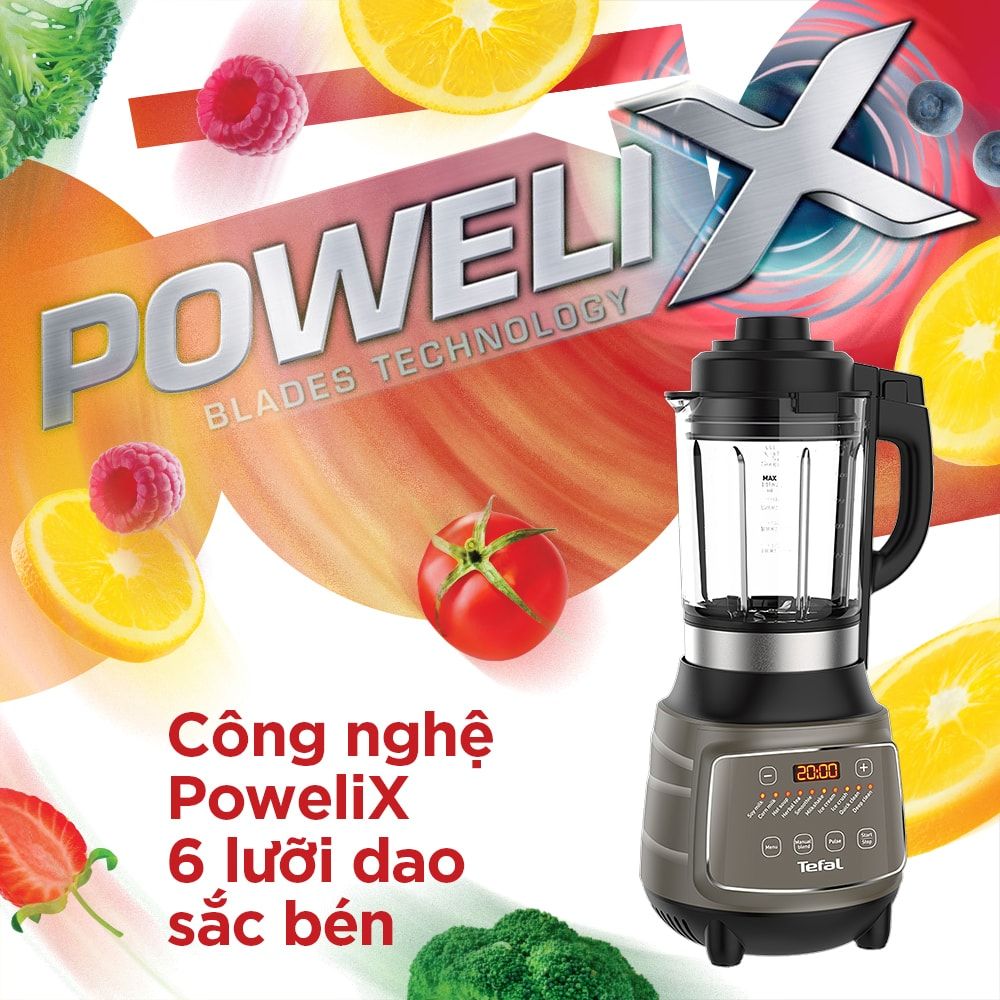 [Tefal] Máy xay hạt, xay sinh tố nóng lạnh TEFAL TFBL967B66