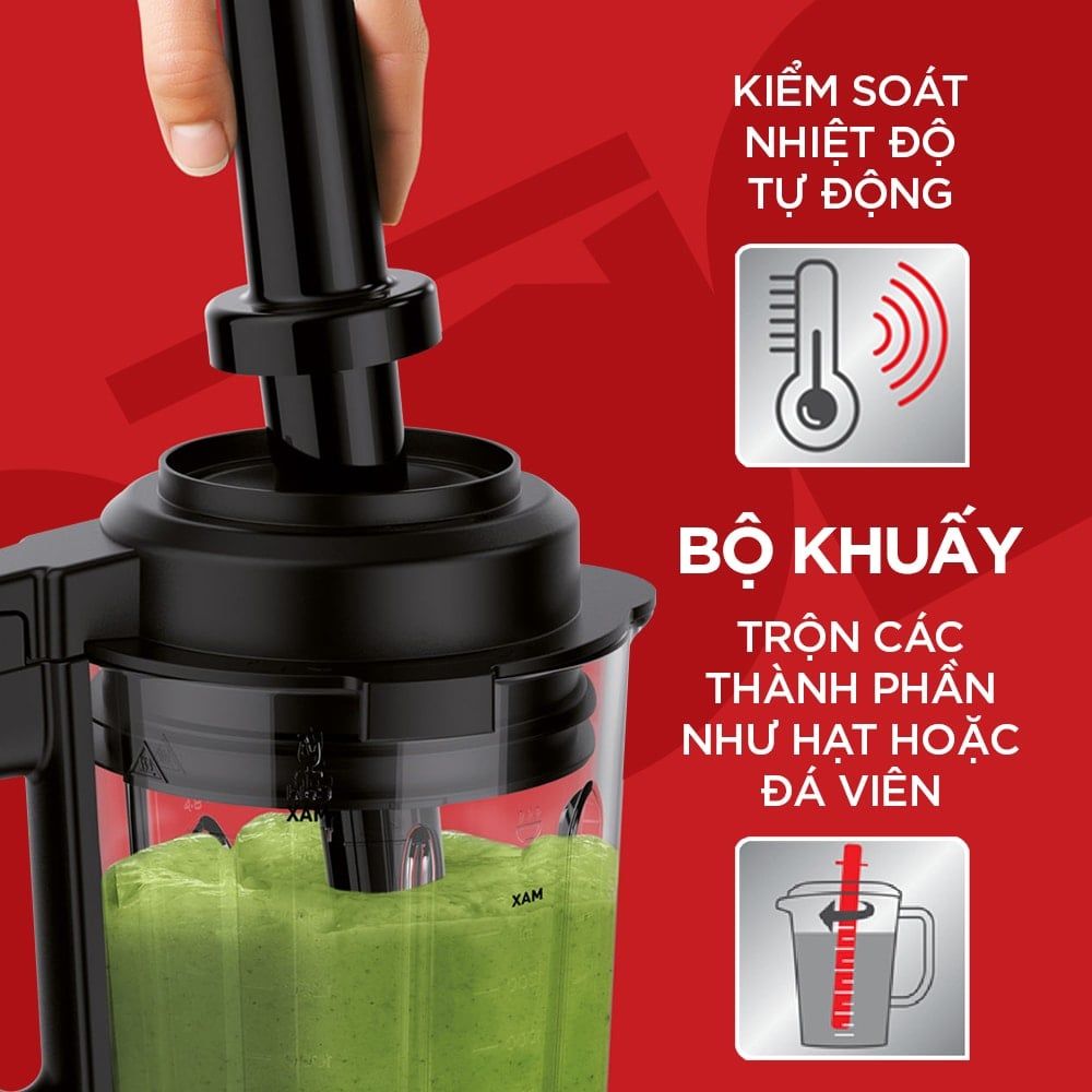 [Tefal] Máy xay hạt, xay sinh tố nóng lạnh TEFAL TFBL967B66