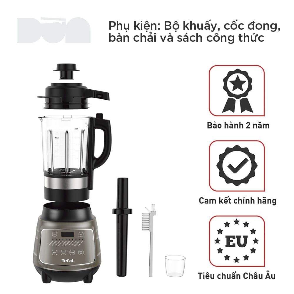 [Tefal] Máy xay hạt, xay sinh tố nóng lạnh TEFAL TFBL967B66