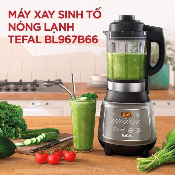 [Tefal] Máy xay hạt, xay sinh tố nóng lạnh TEFAL TFBL967B66