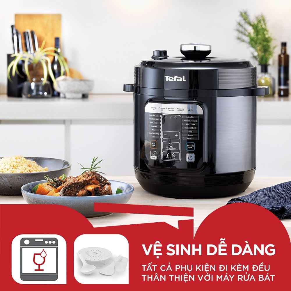 [Tefal] Nồi áp suất điện 6L 1000W - CY601868