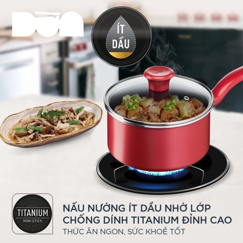 [Tefal] Nồi cán dài - quánh So Chef 18cm - TFG1352395