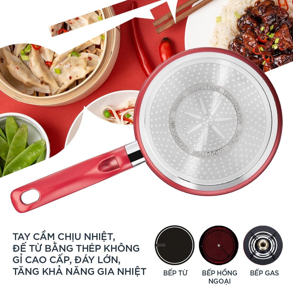 [Tefal] Nồi cán dài - quánh So Chef 18cm - TFG1352395