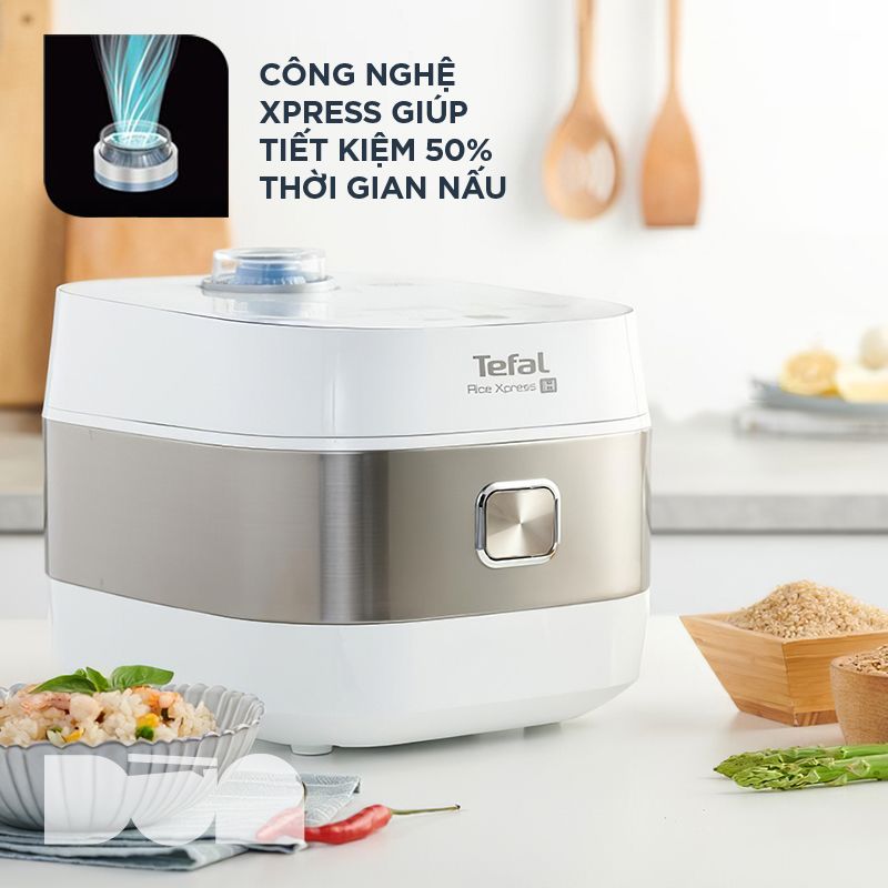 Nồi cơm cao tần Tefal RK762168 dung tích 1.5l - Thương hiệu Pháp