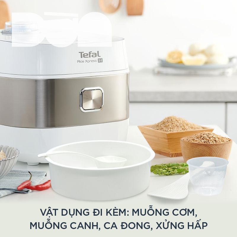 Nồi cơm cao tần Tefal RK762168 dung tích 1.5l - Thương hiệu Pháp