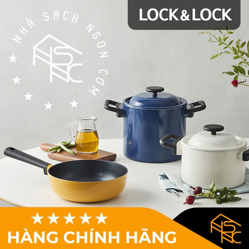 Bộ nồi chảo quánh Lock&Lock Decore