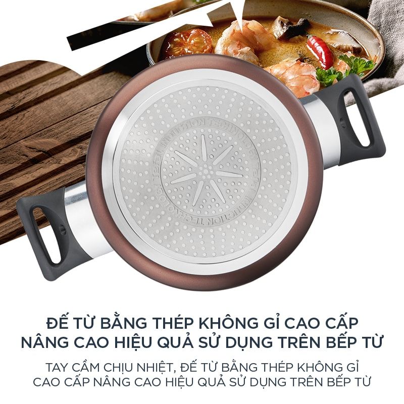 [Tefal] Nồi thân cao Day by Day 22cm - TFG1436105