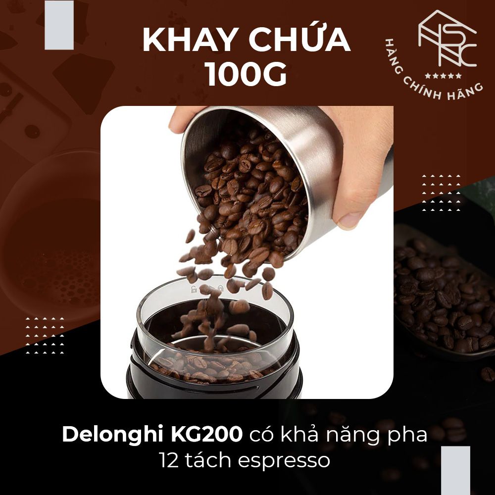 Máy xay cà phê Delonghi KG200