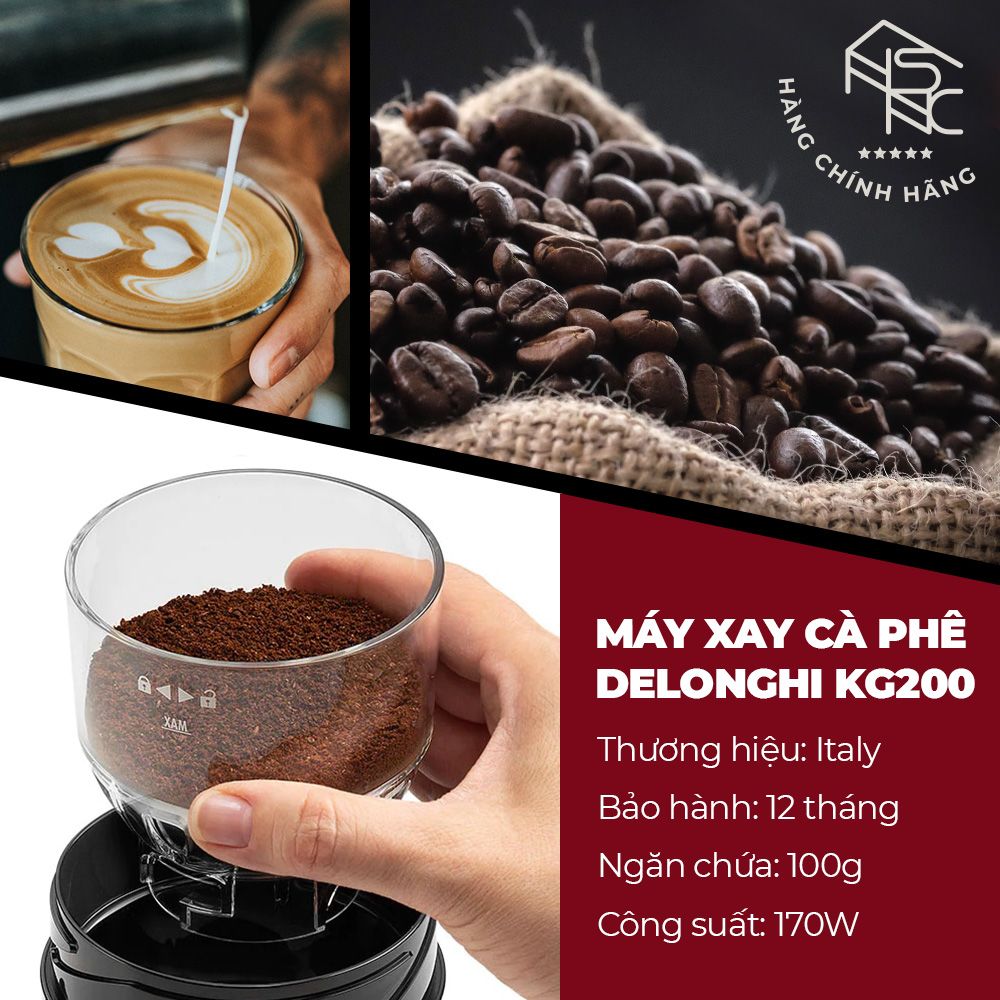 Máy xay cà phê Delonghi KG200