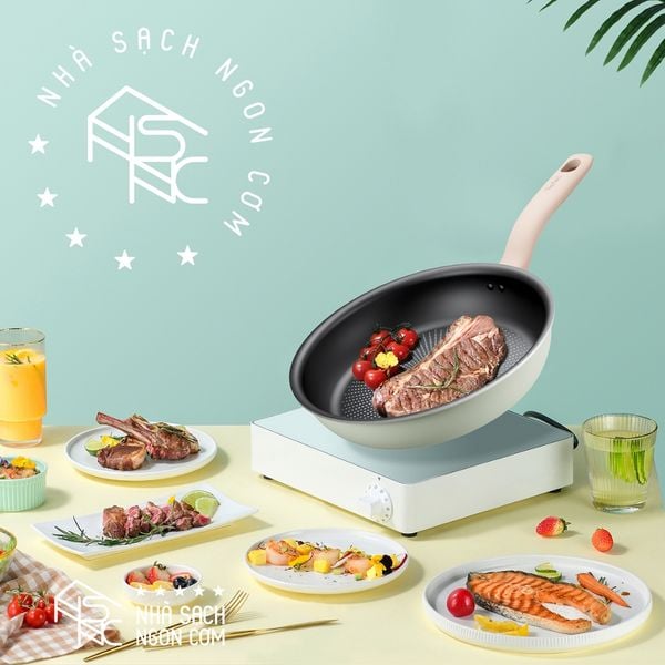 Nồi chảo chống dính cao cấp TEFAL So Matcha