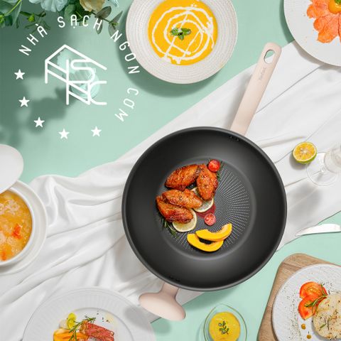 Nồi chảo chống dính cao cấp TEFAL So Matcha