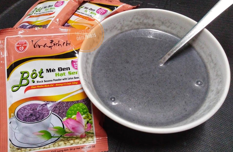 BỘT MÈ ĐEN HẠT SEN KHÔNG ĐƯỜNG