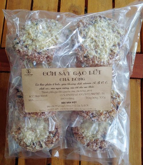 CƠM SẤY GẠO LỨT CHÀ BÔNG