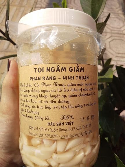 TỎI NGÂM GIẤM PHAN RANG NINH THUẬN