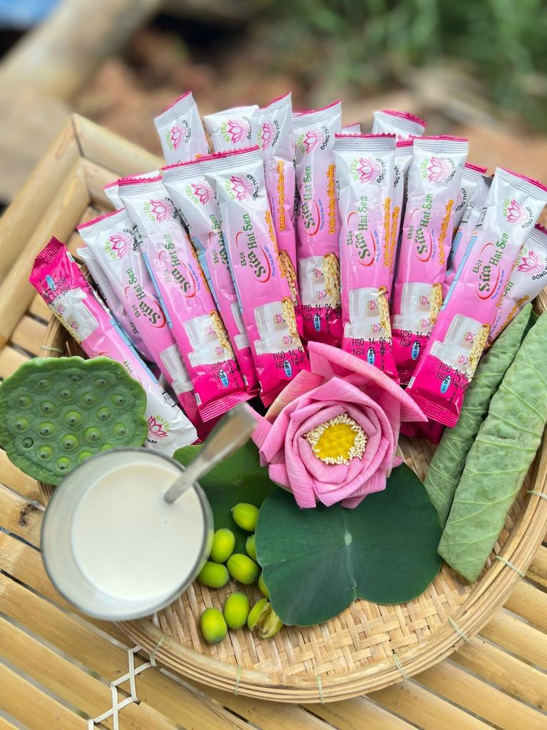 Bột Sữa Hạt Sen Cao Cấp KHÔNG ĐƯỜNG - Ba Tre