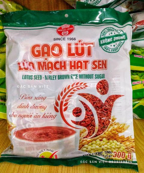 BỘT GẠO LỨT HẠT SEN - COMBO 5 VỊ
