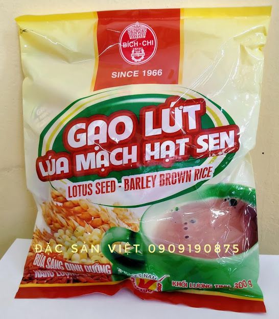 BỘT GẠO LỨT HẠT SEN - COMBO 5 VỊ