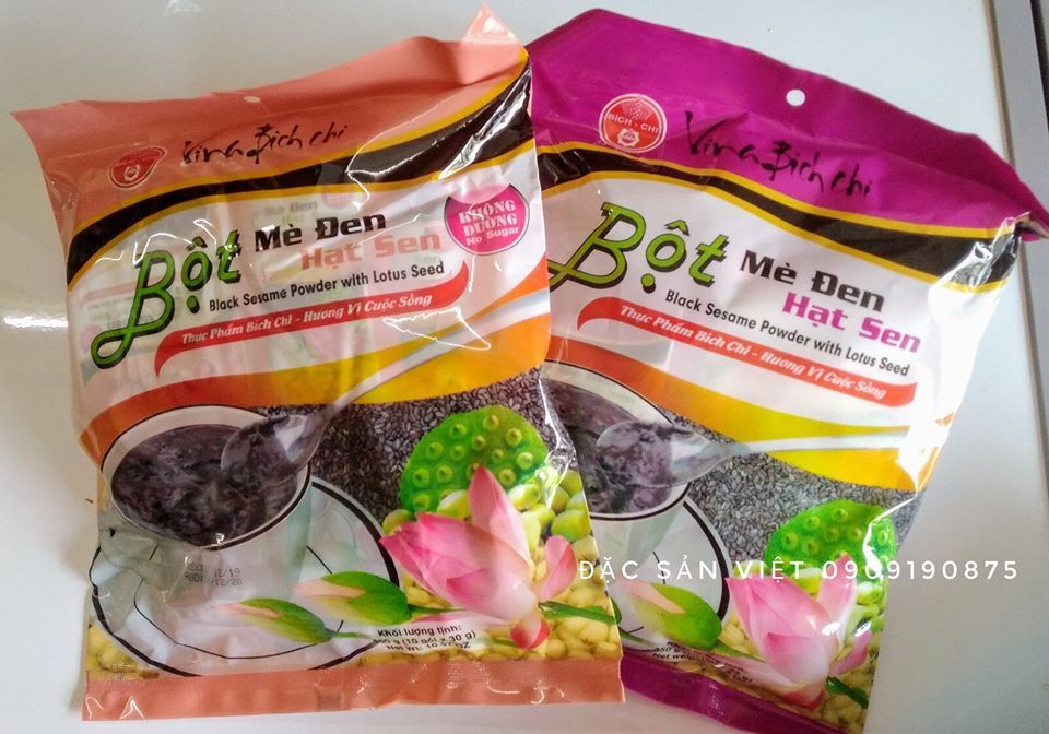 BỘT MÈ ĐEN HẠT SEN KHÔNG ĐƯỜNG