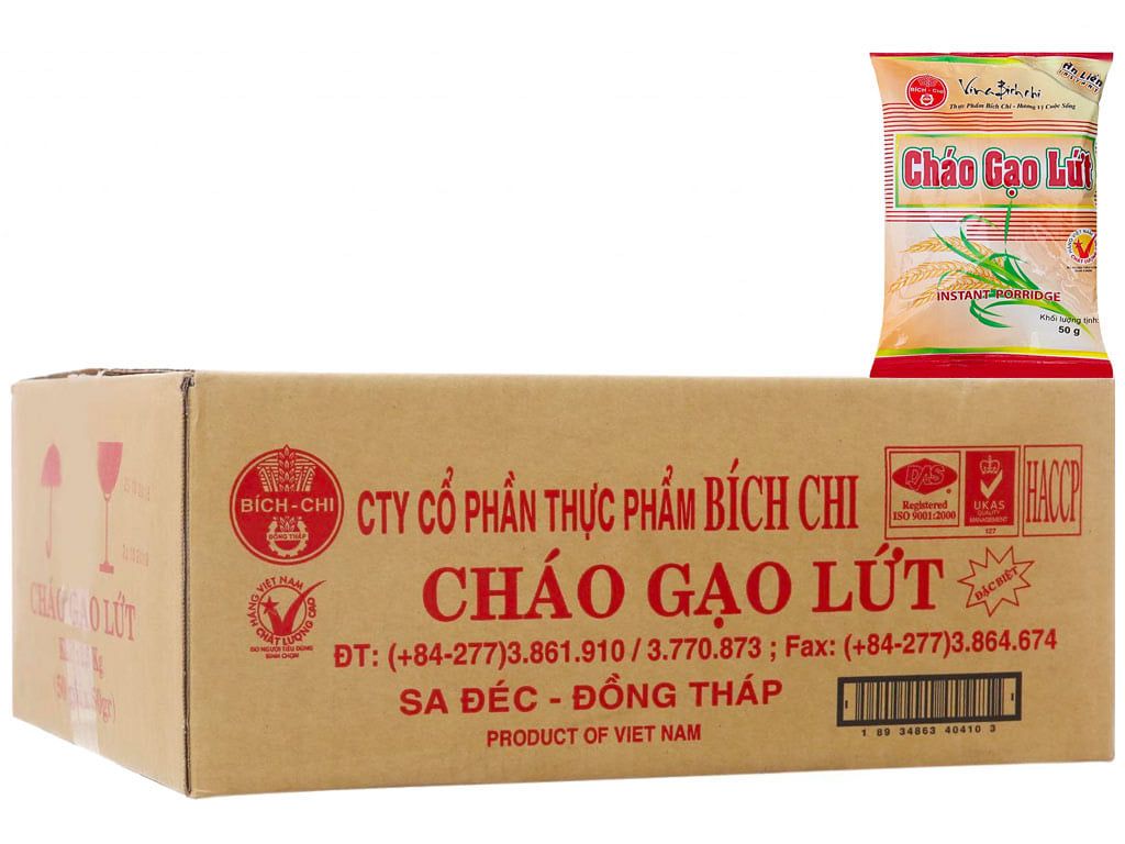 CHÁO GẠO LỨT BÍCH CHI