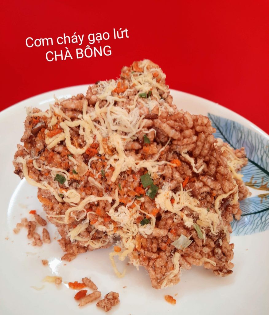 CƠM CHÁY GẠO LỨT 100G vị chà bông - vị rong biển - vị trứng muối xốp giòn, thơm ngon