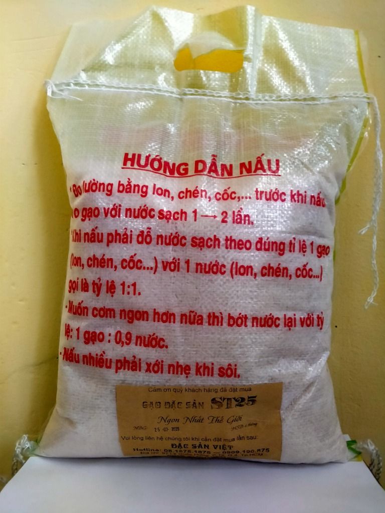 GẠO ST25 NGON NHẤT THẾ GIỚI