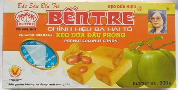 KẸO DỪA BẾN TRE TRUYỀN THỐNG GÓI GIẤY 300G