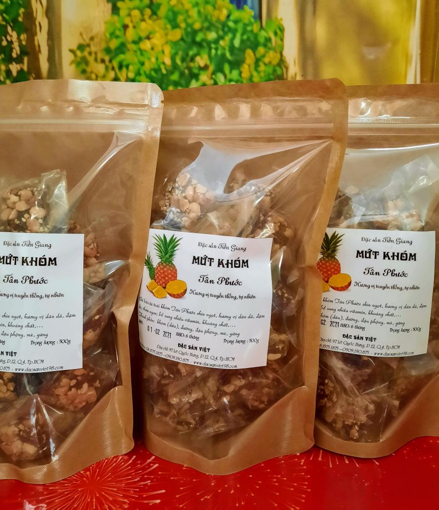 MỨT KHÓM (THƠM, DỨA) TÂN PHƯỚC TIỀN GIANG