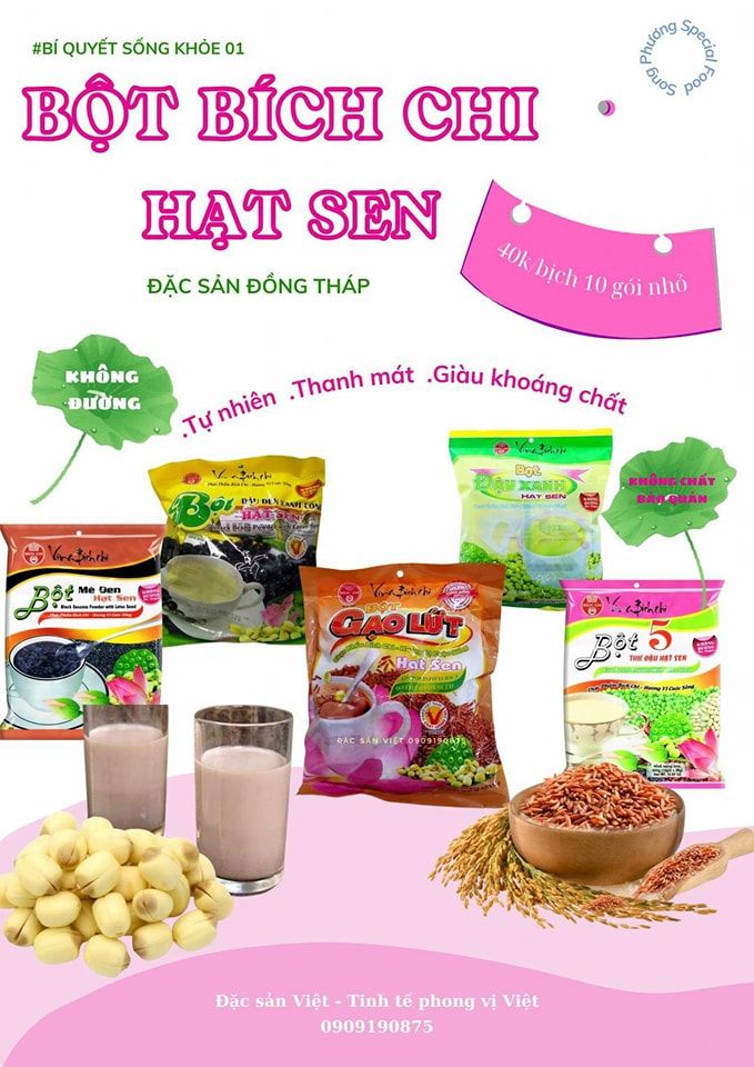 BỘT GẠO LỨT HẠT SEN BÍCH CHI