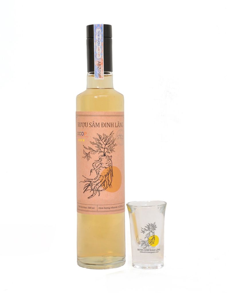 Rượu sâm đinh lăng