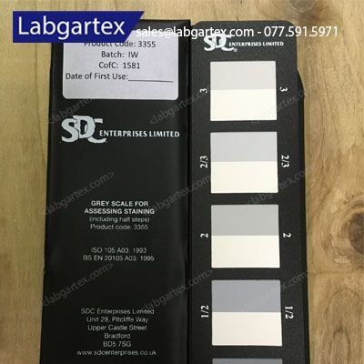  Thước xám ISO 105-A03 staining SDCE 