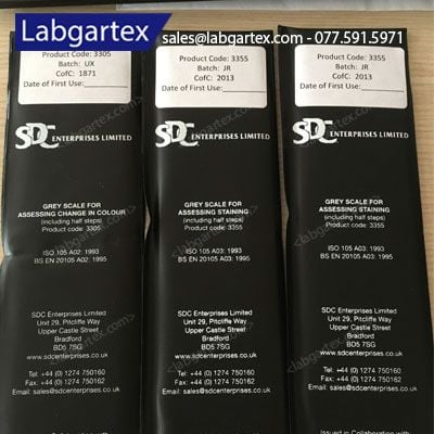  Thước xám ISO 105-A03 staining SDCE 