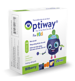  Kẹo nhai Optiway For Kid hỗ trợ tăng cường thị lực, bảo vệ đôi mắt trẻ (Hộp 20 viên, hương việt quất tự nhiên) 