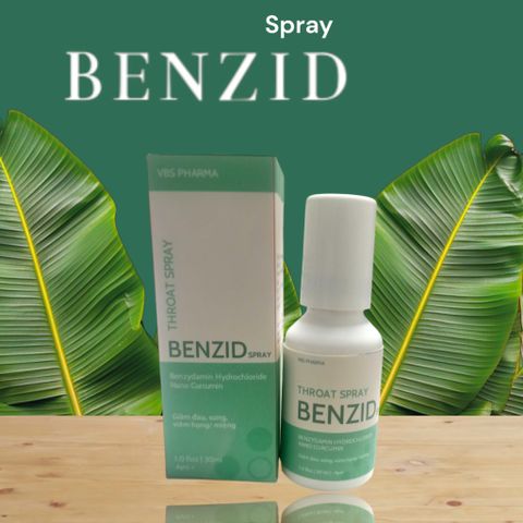  Dung dịch xịt họng BENZID SPRAY 