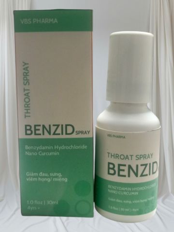  Dung dịch xịt họng BENZID SPRAY 