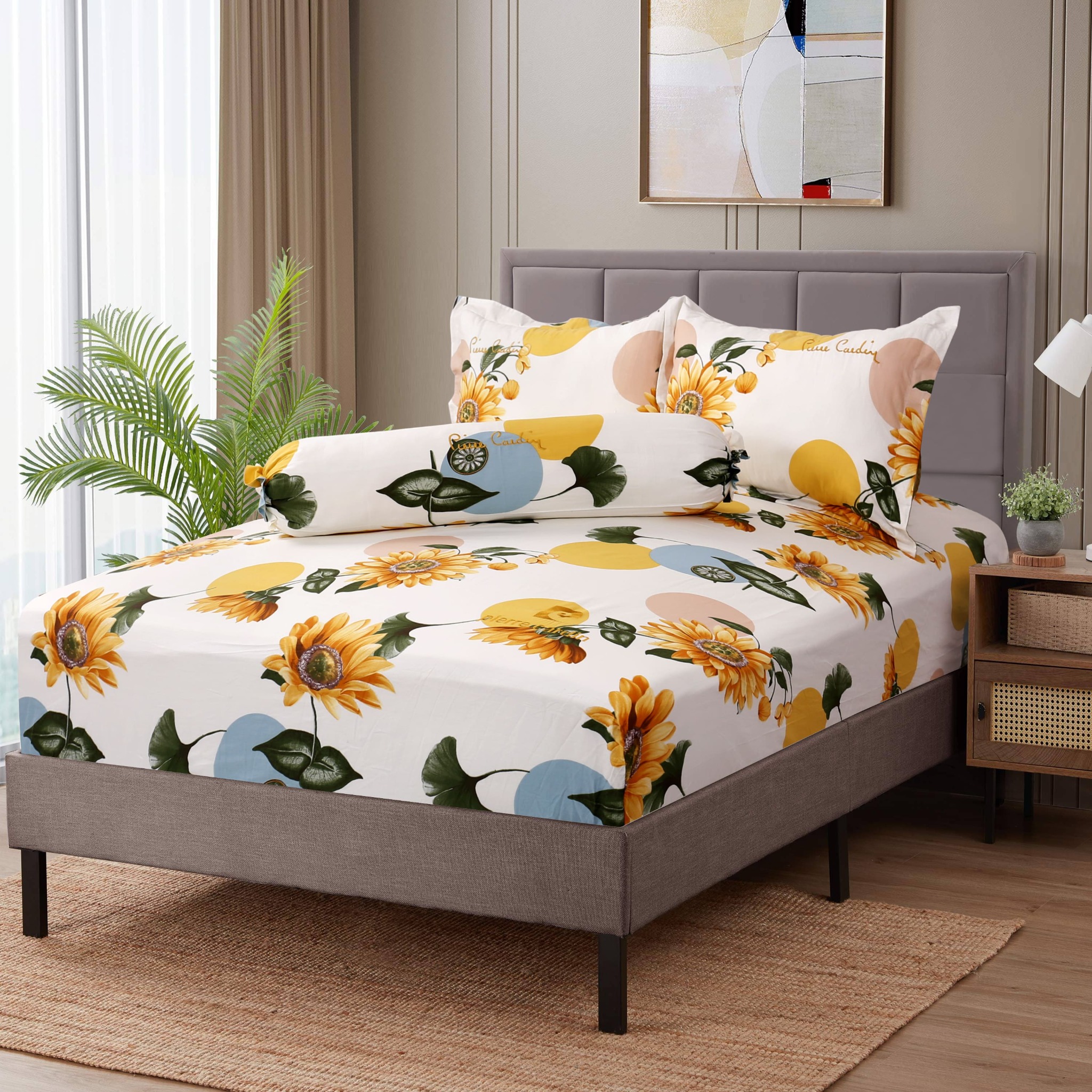 Bộ Drap Conton Pierre Cardin 4 món PCABDCF 017