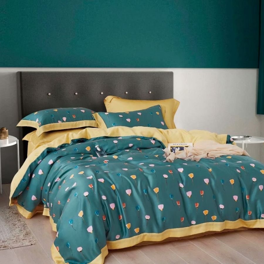 Bộ Drap Gối Tencel 60s Funny 026