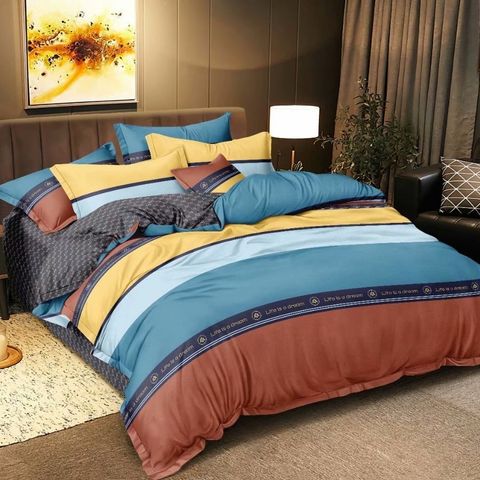 Bộ Drap Gối Microfiber Life 013