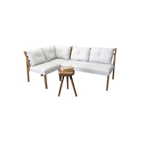 Ghế sofa gỗ bọc nệm hàn quốc living 002