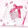 Túi Giấy Dior Butterfly Ruy Băng Hồng 11x8x4cm - Limited 2025