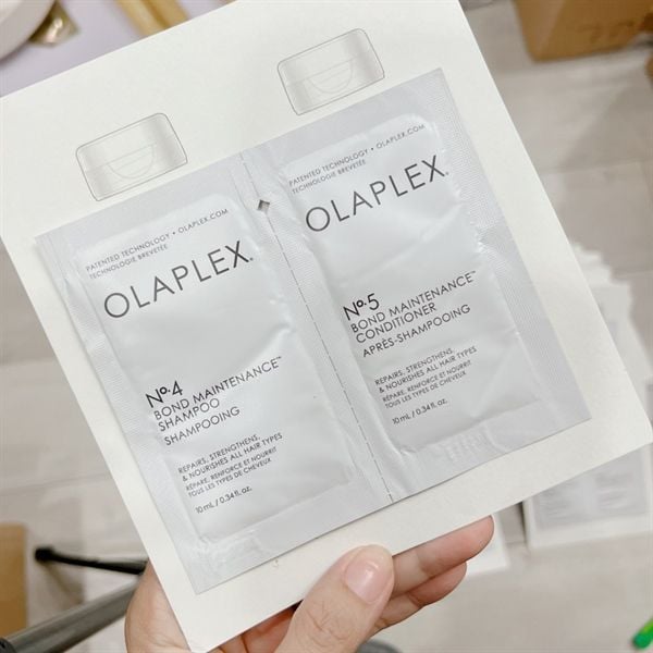  Sample Dầu gội, dầu xả Olaplex No.4 & No.5 10mlx2 