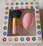  Set Cọ & Mút Tán Nền Macy's Kabuki Brush and Sponge Set 