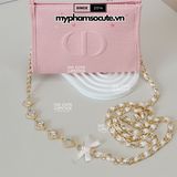  Túi Dior Hồng Nút Bấm 17x11x6cm Custom 