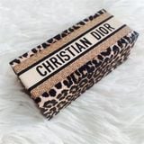  [Limited] Hộp đựng son Dior Mitzah Vân Báo Nâu 