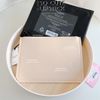 Túi Dẹp YSL Màu Light Beige 16x22cm