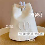  Túi Dior Dây Rút Mẫu Mới 2023 Màu Trắng 