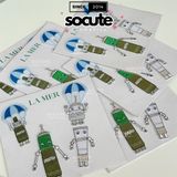  Sticker Vải La Mer Embroidered Stickers Patch Ủi - Sticker Vải 