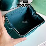  Túi đựng mỹ phẩm LA MER Xanh Ngọc Vuông 